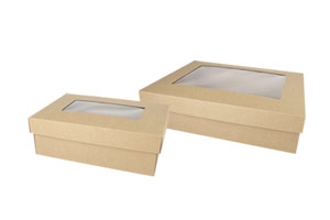 Darčekové krabice s okienkom 