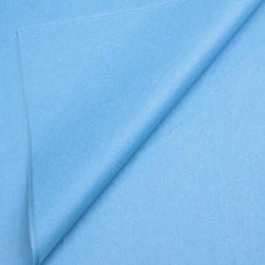 Svetlo modrý hodvábny papier 70x50 cm