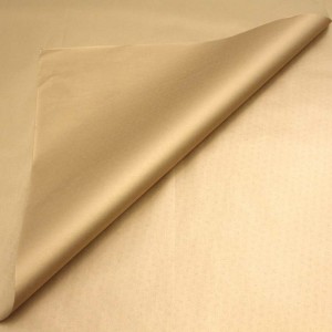 Metalický hodvábny papier vodeodolný hnedo-perleťový 50x76cm
